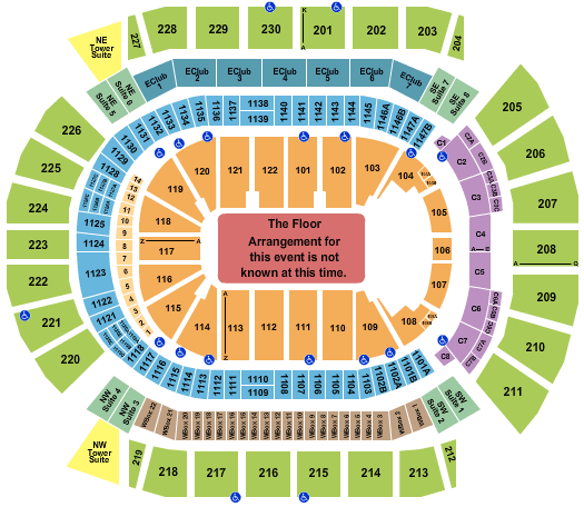 Desert Diamond Arena Megan Moroney Seating Chart
